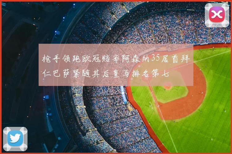 枪手领跑欧冠赔率阿森纳35居首拜仁巴萨紧随其后皇马排名第七