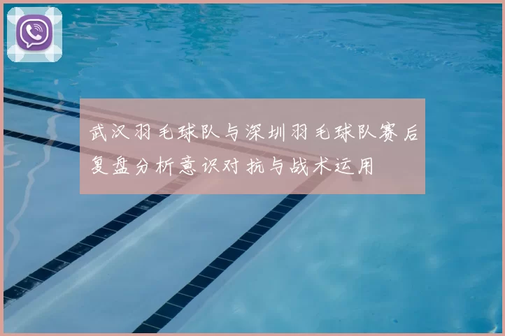 武汉羽毛球队与深圳羽毛球队赛后复盘分析意识对抗与战术运用