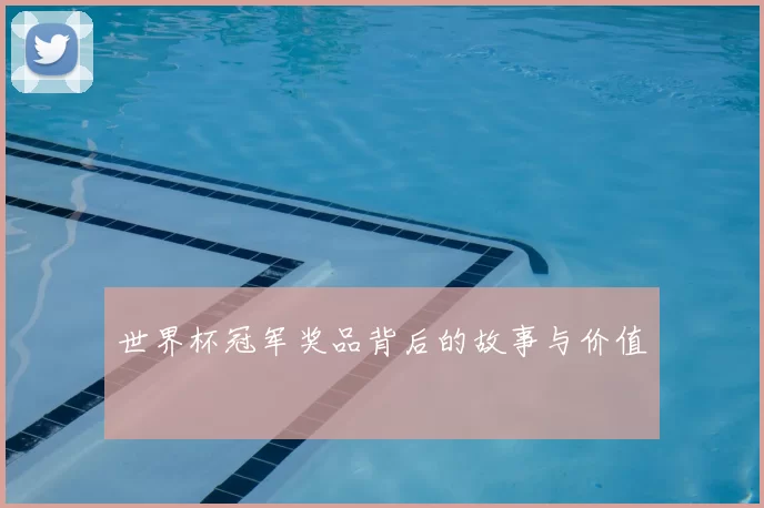 世界杯冠军奖品背后的故事与价值